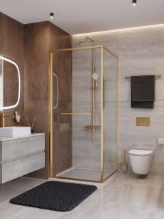 Душевой уголок CEZARES LUX-A-FS-1-90-C-BORO